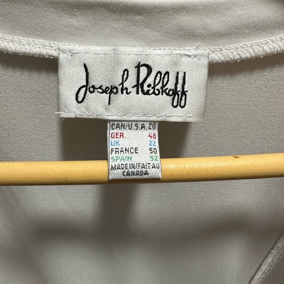 Joseph Ribkoff Cream Top - Picture 3 of 3